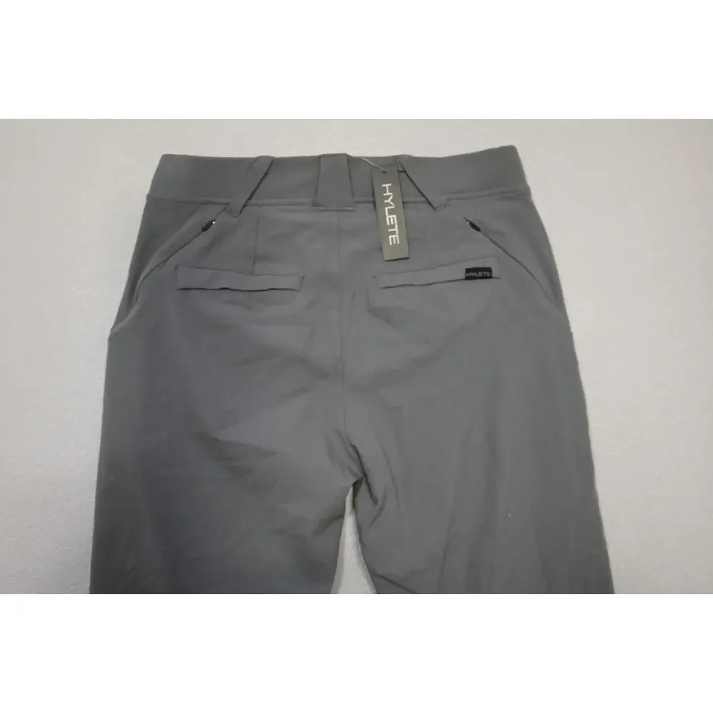 Hylete Athletic Golf Pants Wicking Performance Gray Flat Mens‎ Size 30 x 30 NWT